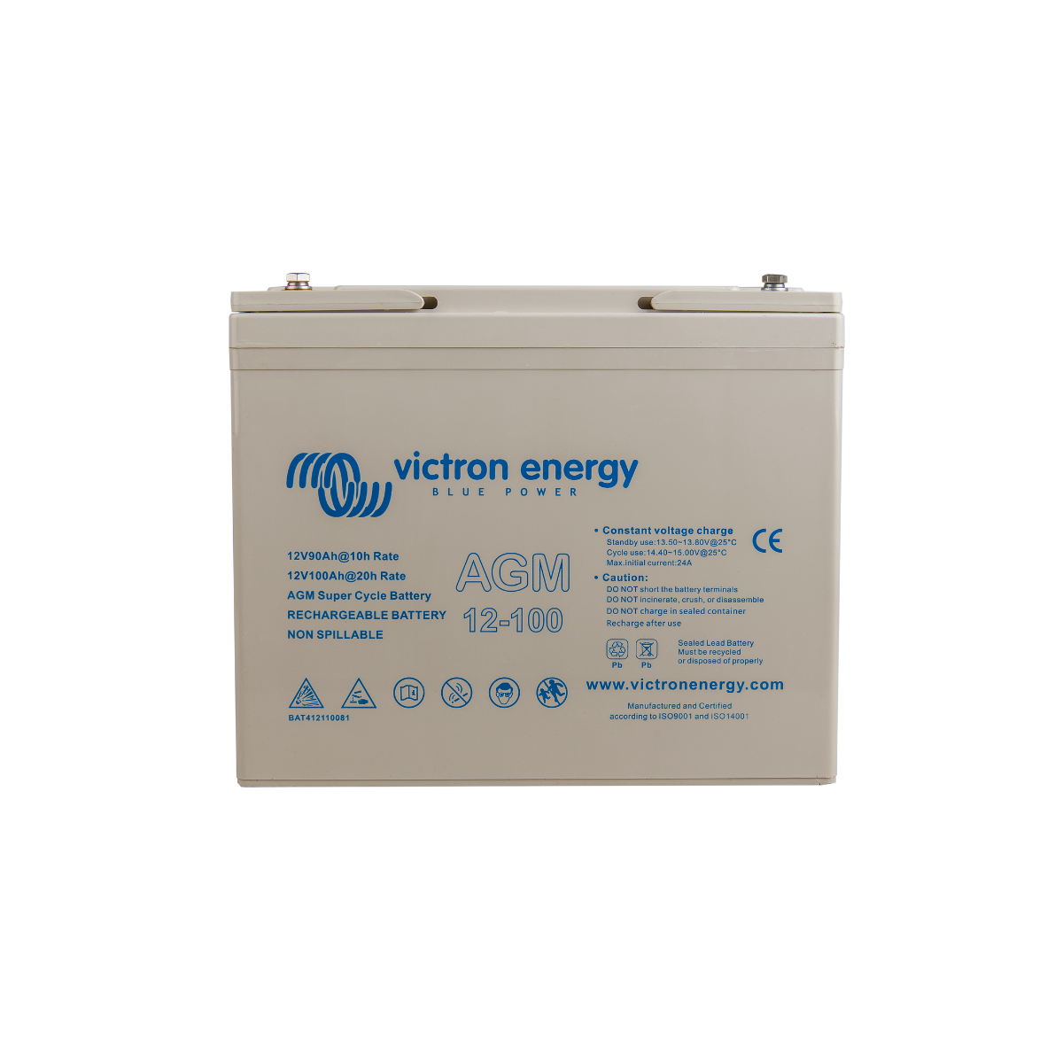 Victron Energy 12V/100Ah AGM Super Cycle Battery