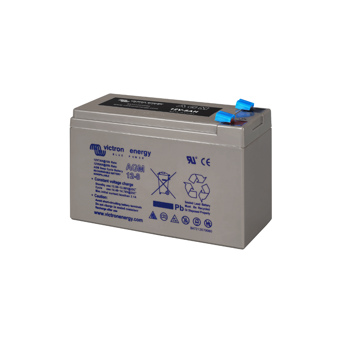 Victron Energy 12V/8Ah AGM Deep Cycle Battery