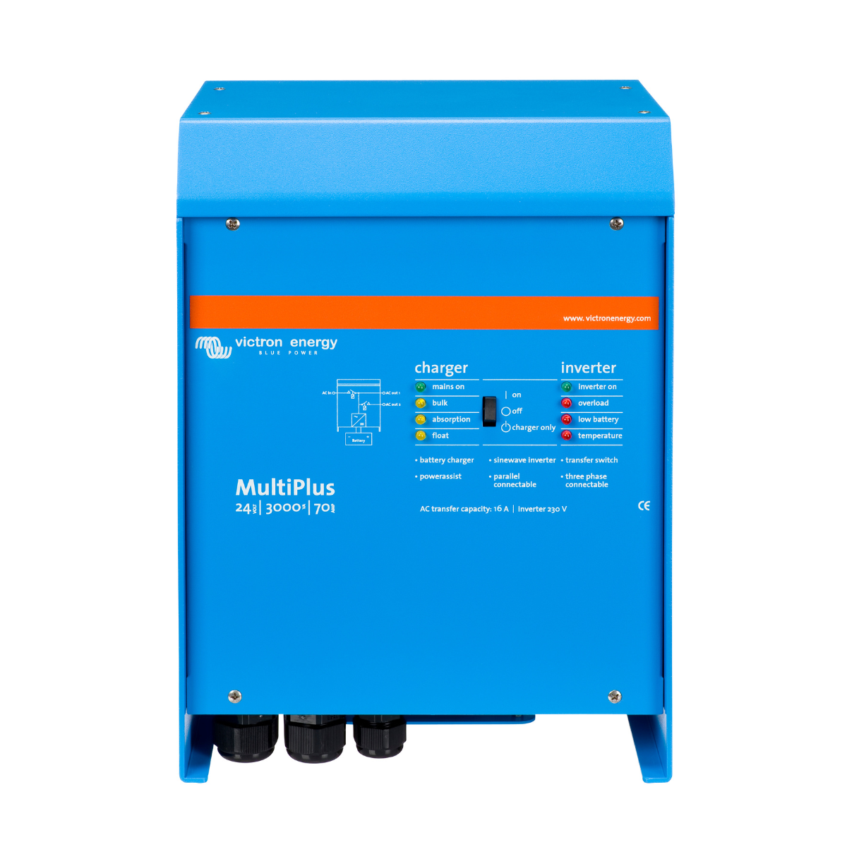 MultiPlus 24/3000/70-50 230V Inverter / Charger