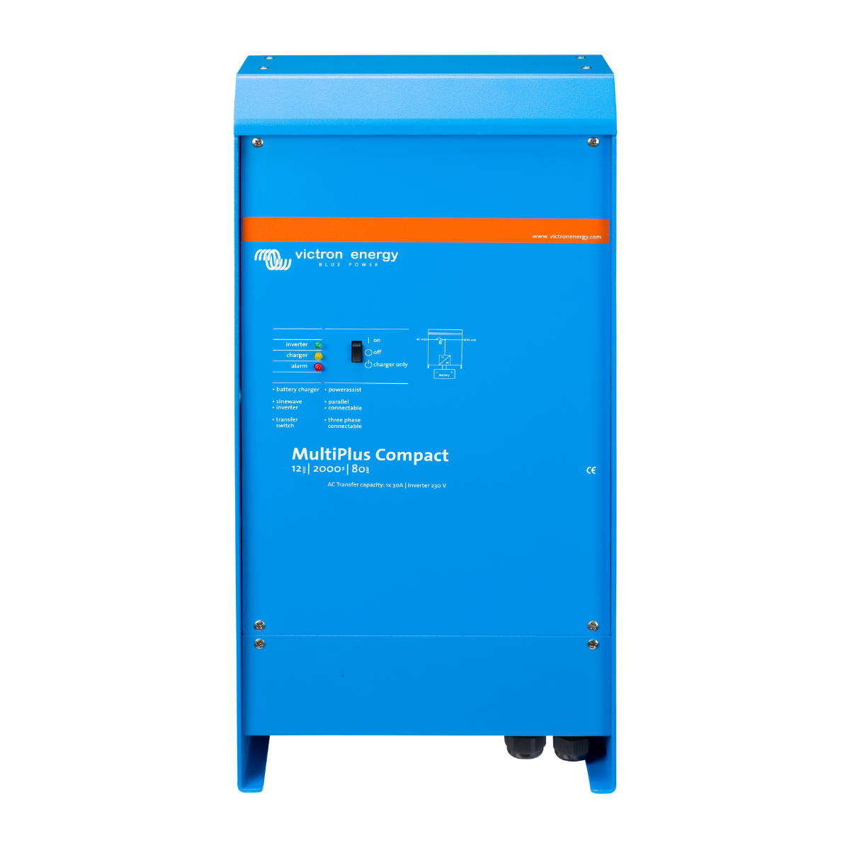 MultiPlus Compact 12/2000/80-30 230V Inverter / Charger