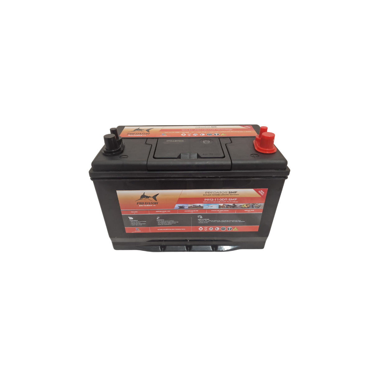 Predator PR12V 110Ah DT SMF Leisure / Marine Battery