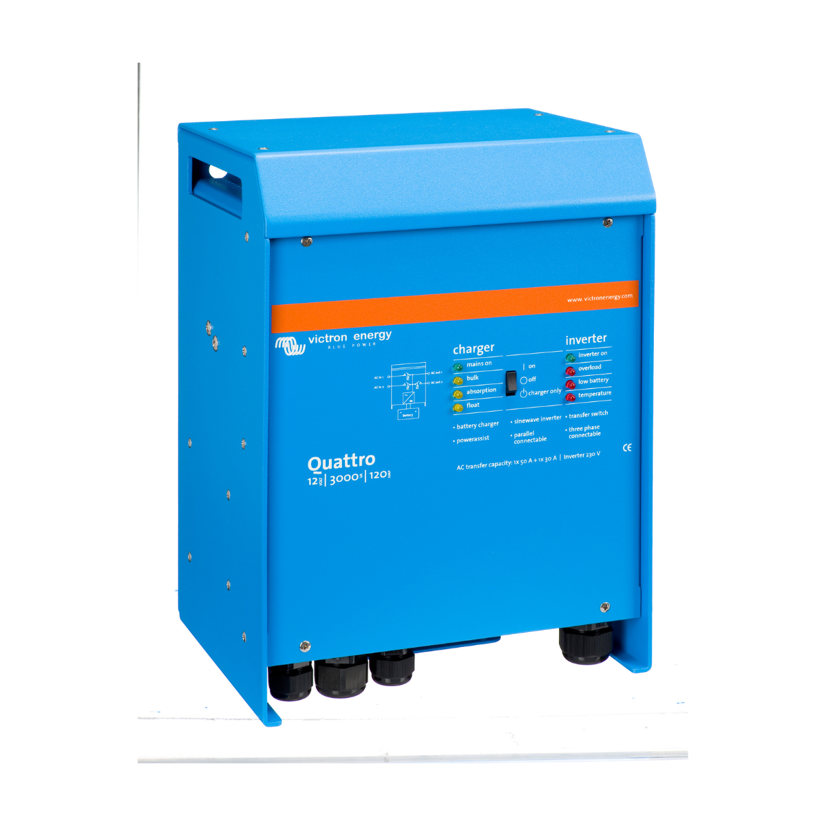 Quattro 12/3000/120-50 230V Inverter / Charger