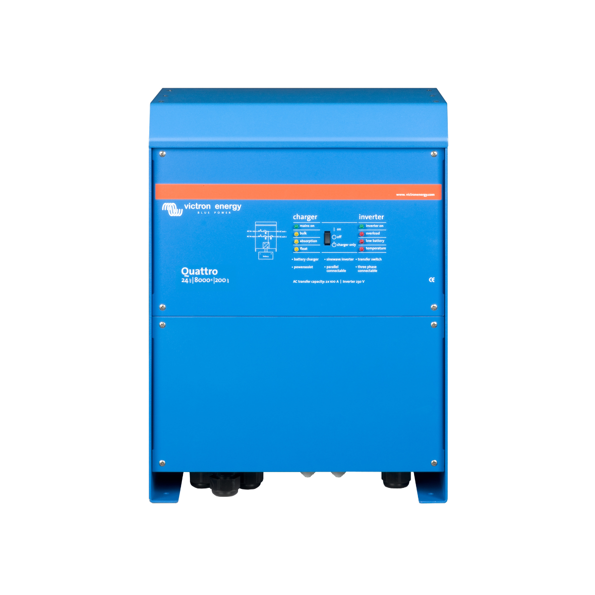 Quattro 24/8000/200-100 230V Inverter / Charger