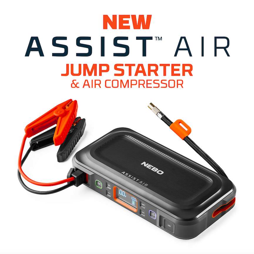 Nebo Assist Air | Jump Starter | Air Compressor