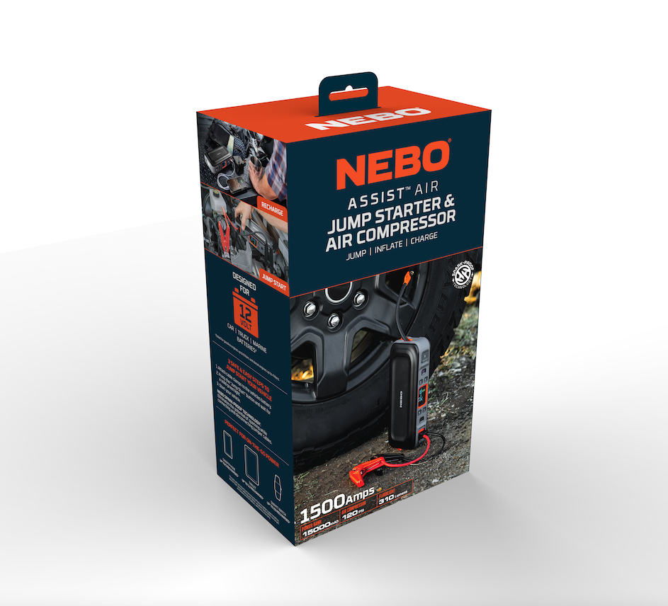 Nebo Assist Air | Jump Starter | Air Compressor