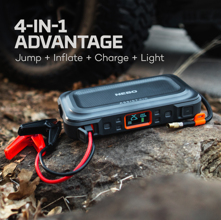 Nebo Assist Air | Jump Starter | Air Compressor