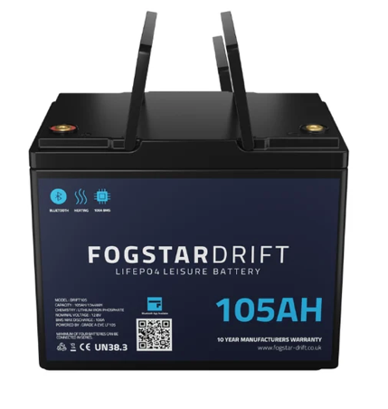 Fogstar Drift 12V 105Ah Lithium Leisure Battery