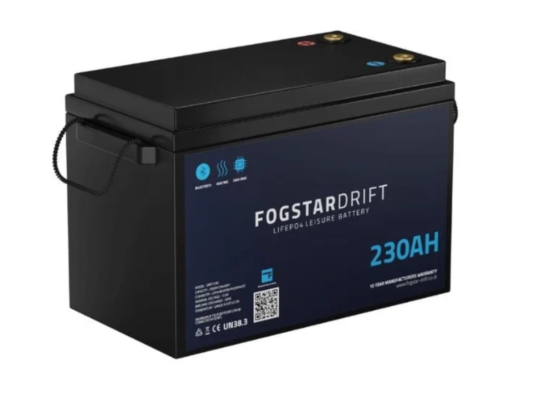 Lithium Leisure Battery - Fogstar Drift 12v 230Ah