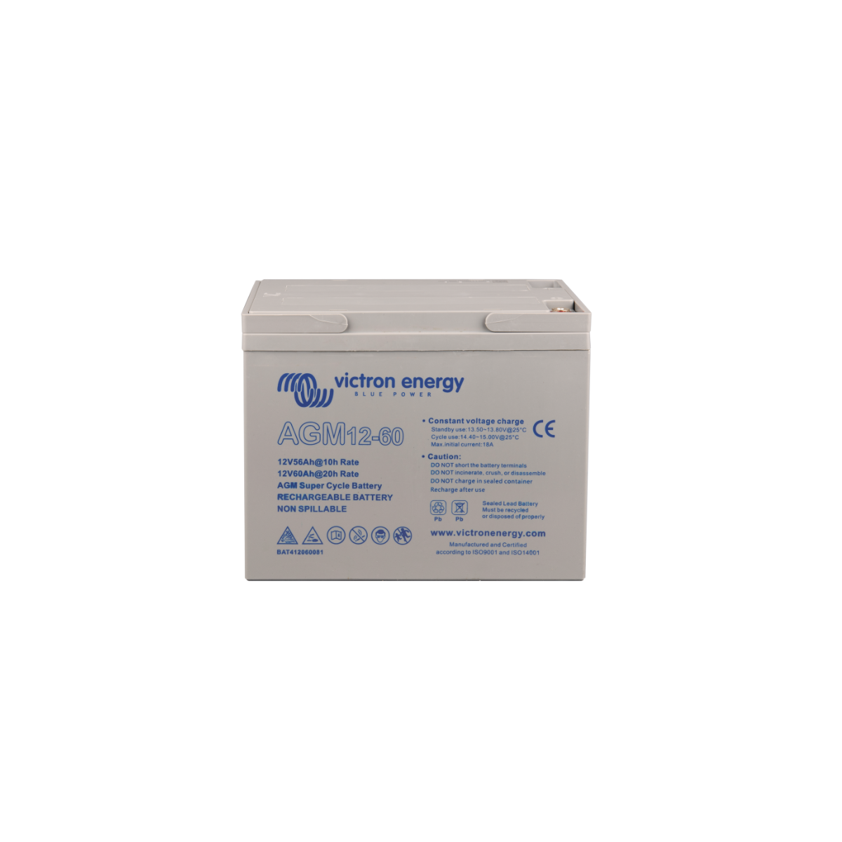 Victron Energy 12V/60Ah AGM Super Cycle Battery