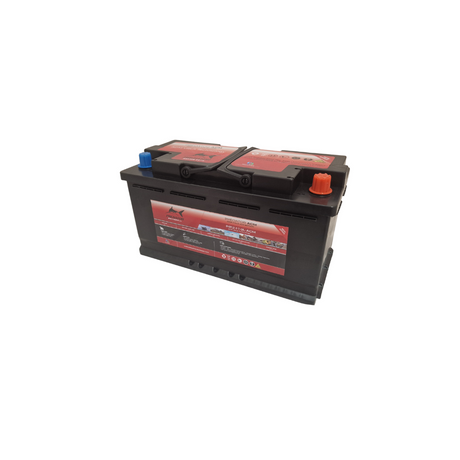 Predator 12V 110Ah Low Box AGM Battery - right