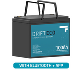 Drift ECO 12V 100Ah Lithium Leisure Battery + Bluetooth