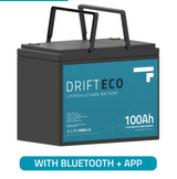 Drift ECO 12V 100Ah Lithium Leisure Battery + Bluetooth