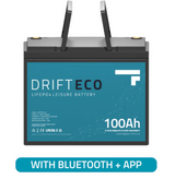Drift ECO 12V 100Ah Lithium Leisure Battery + Bluetooth