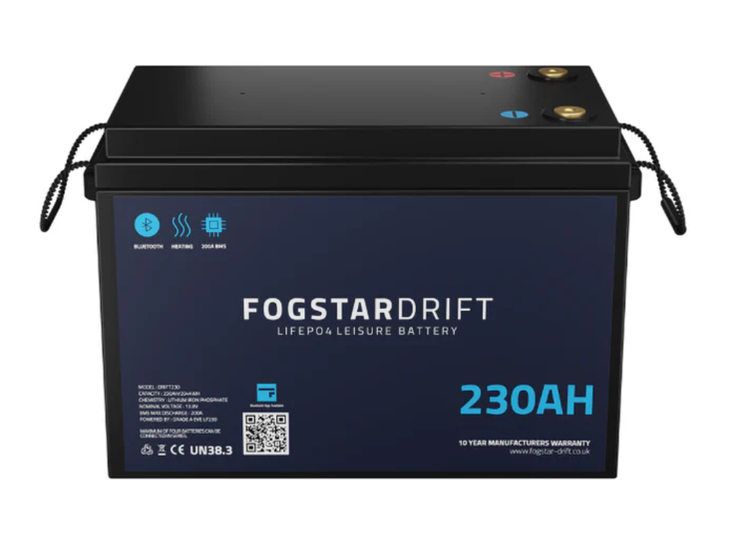 Lithium Leisure Battery - Fogstar Drift 12v 230Ah