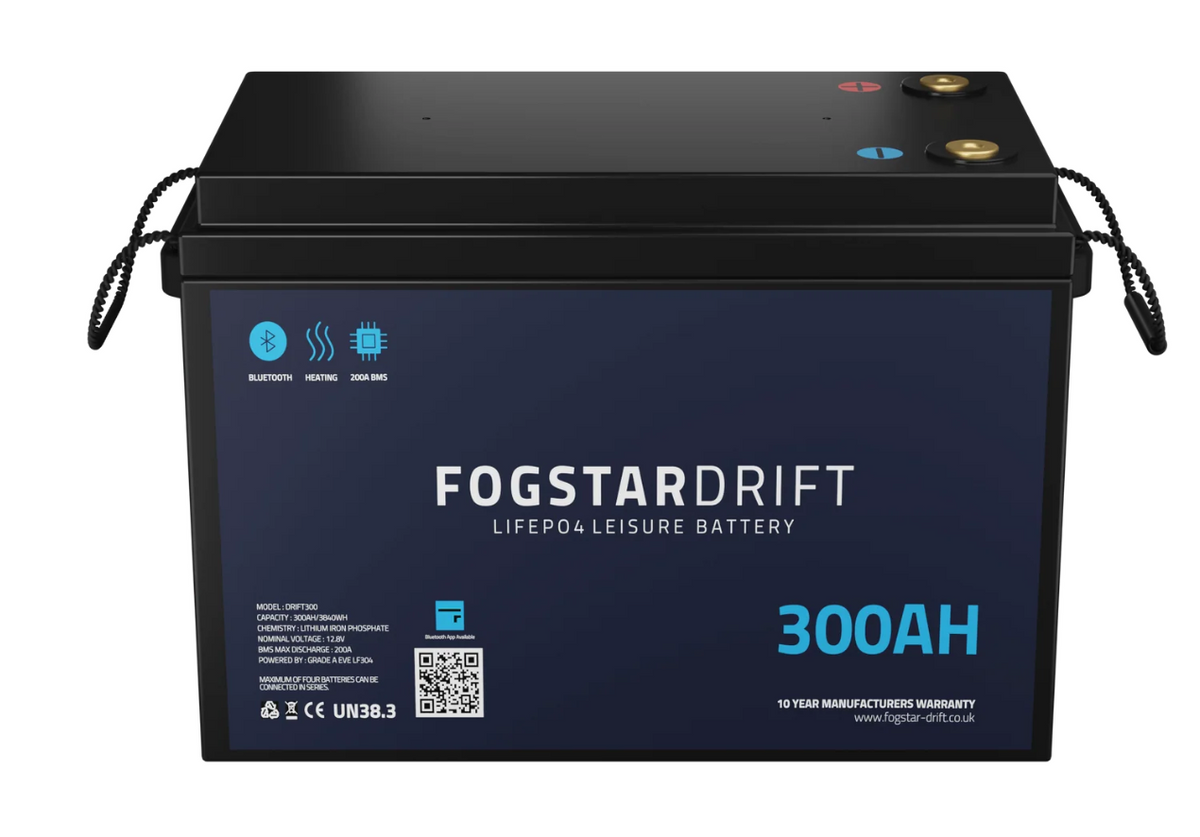 Lithium Leisure Battery - Fogstar Drift 12v 300Ah