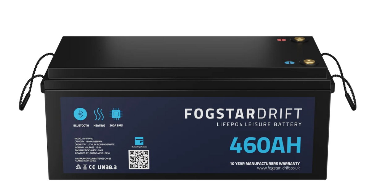 Lithium Leisure Battery - Fogstar Drift 12v 460Ah