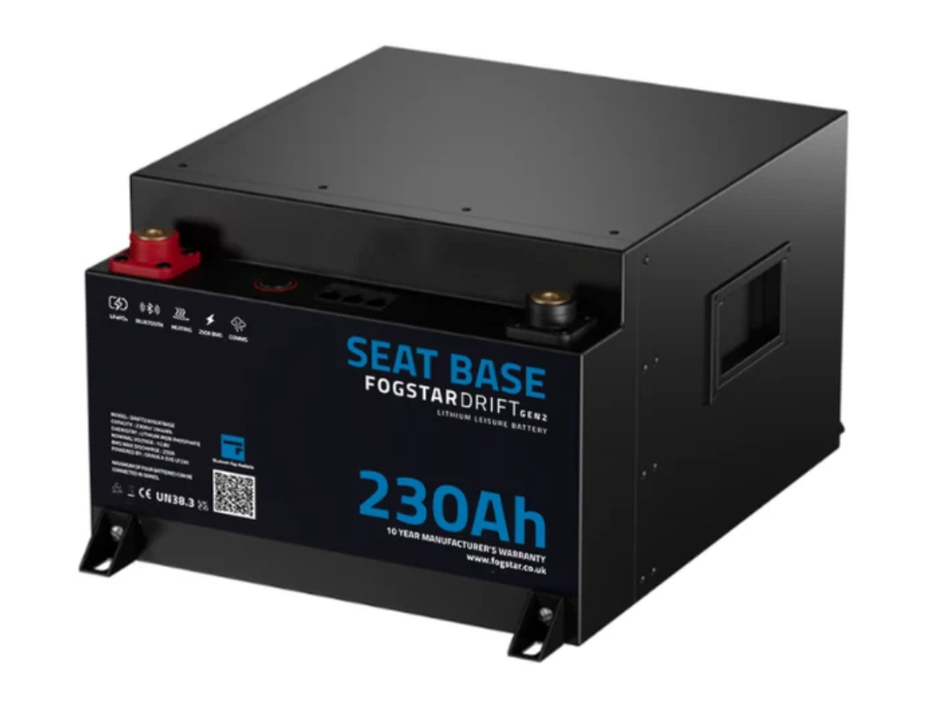 Seat Base Fogstar Drift 12V 230Ah Lithium Leisure Battery (Gen2)