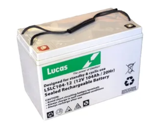 Lucas LSLC104-12 12V AGM Battery