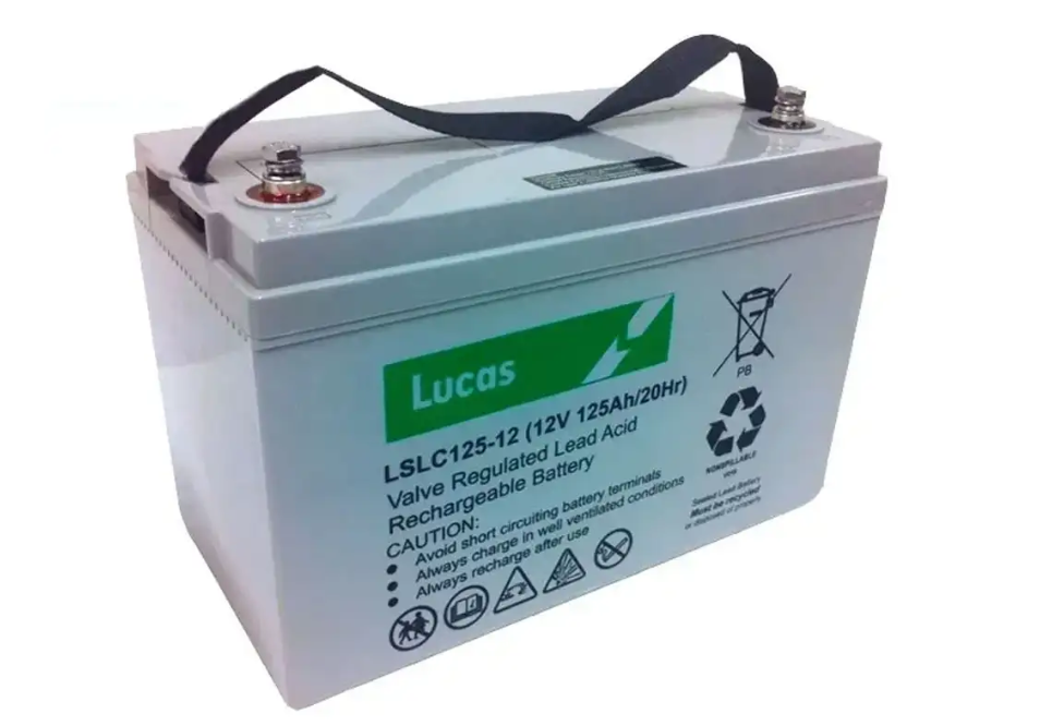 Lucas LSLC125-12 125Ah 12V AGM VRLA Battery