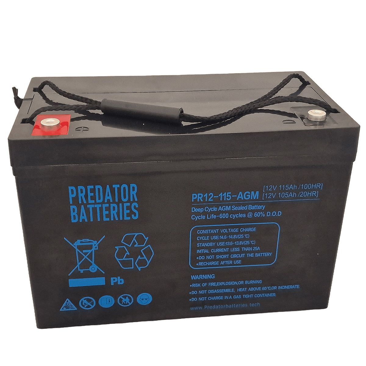 Predator PR12 115 AGM Battery