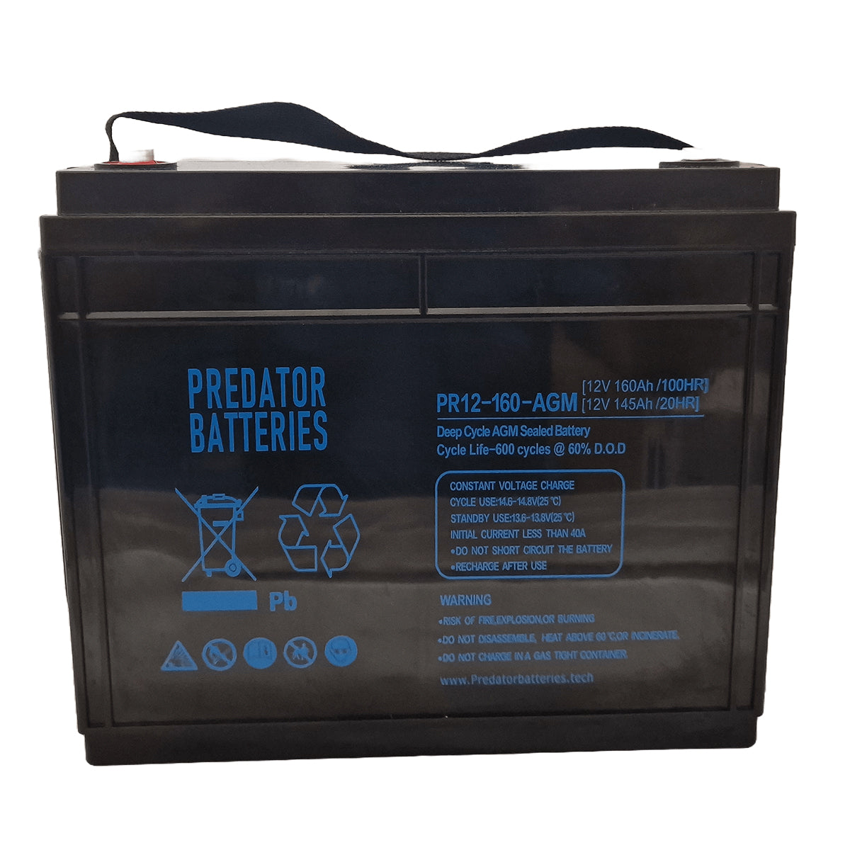 Predator PR12 160 AGM Battery