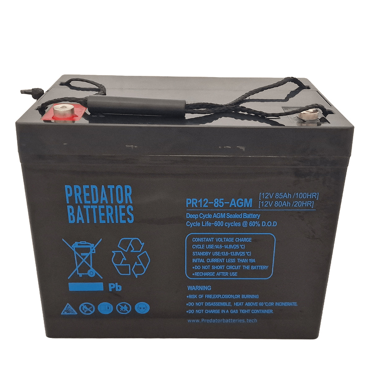 Predator  PR12 85 AGM Battery