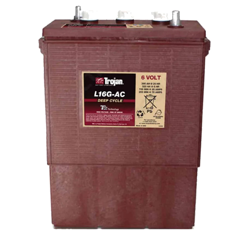 Trojan L16G 6v Deep Cycle Flooded Battery – Mr Batteries Ltd