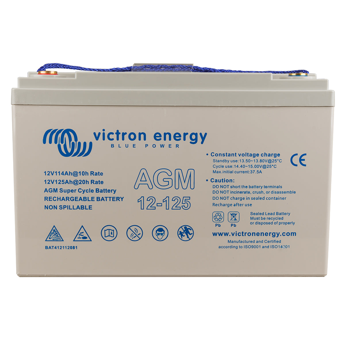 Victron Energy 12V/125Ah AGM Super Cycle Battery