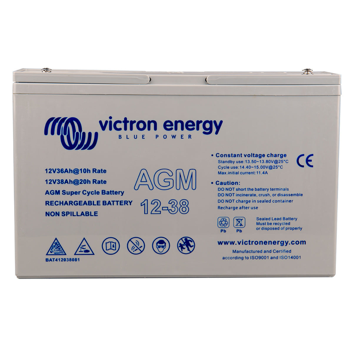 Victron Energy 12V/38Ah AGM Super Cycle Battery